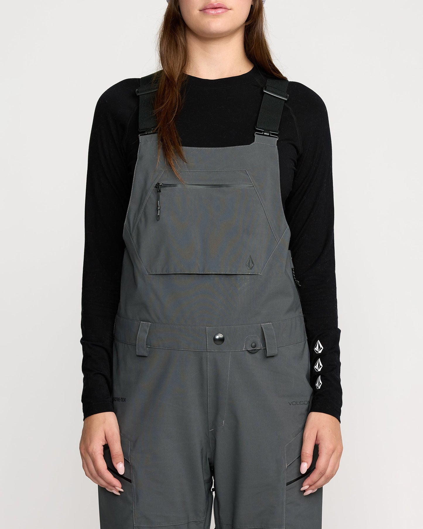 Women's Ash Stretch Gore Bib Overall