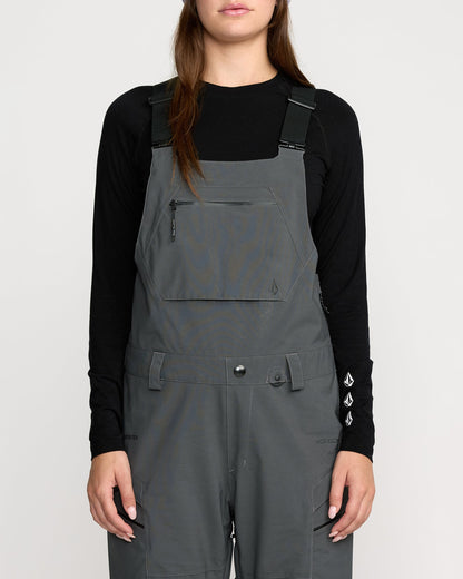 Women's Ash Stretch Gore Bib Overall