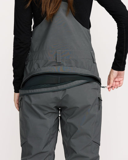 Women's Ash Stretch Gore Bib Overall