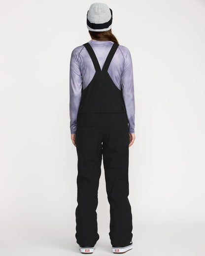 Women's Swift Bib Overall-Black-Volcom