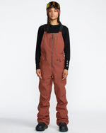 Women's Swift Bib Overall-Henna-Volcom