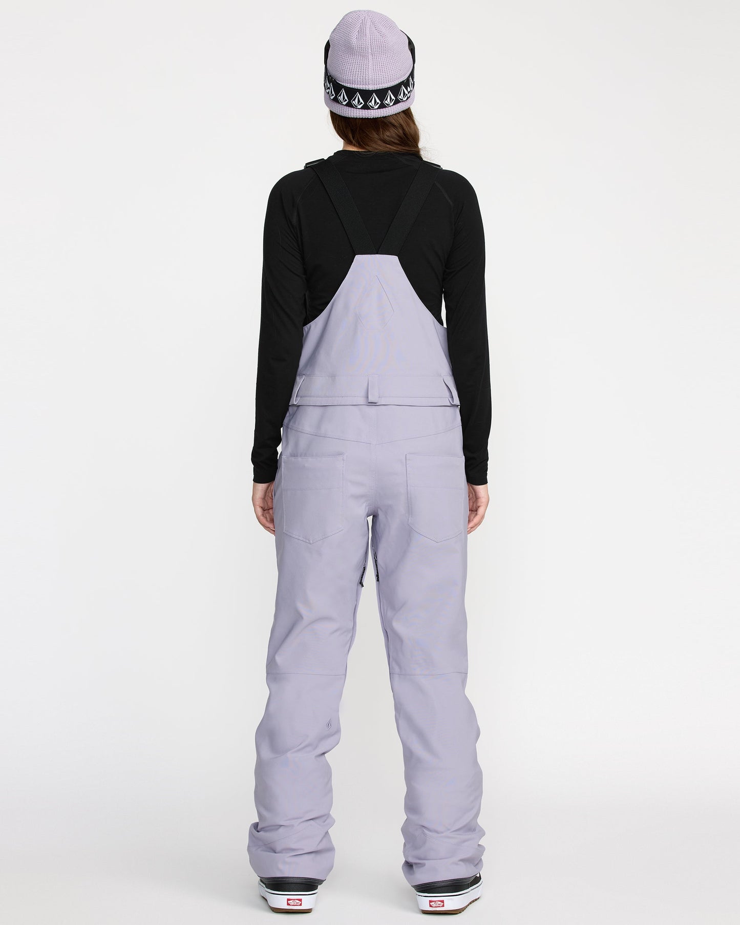 Women's Swift Bib Overall-Lavender Aura-Volcom