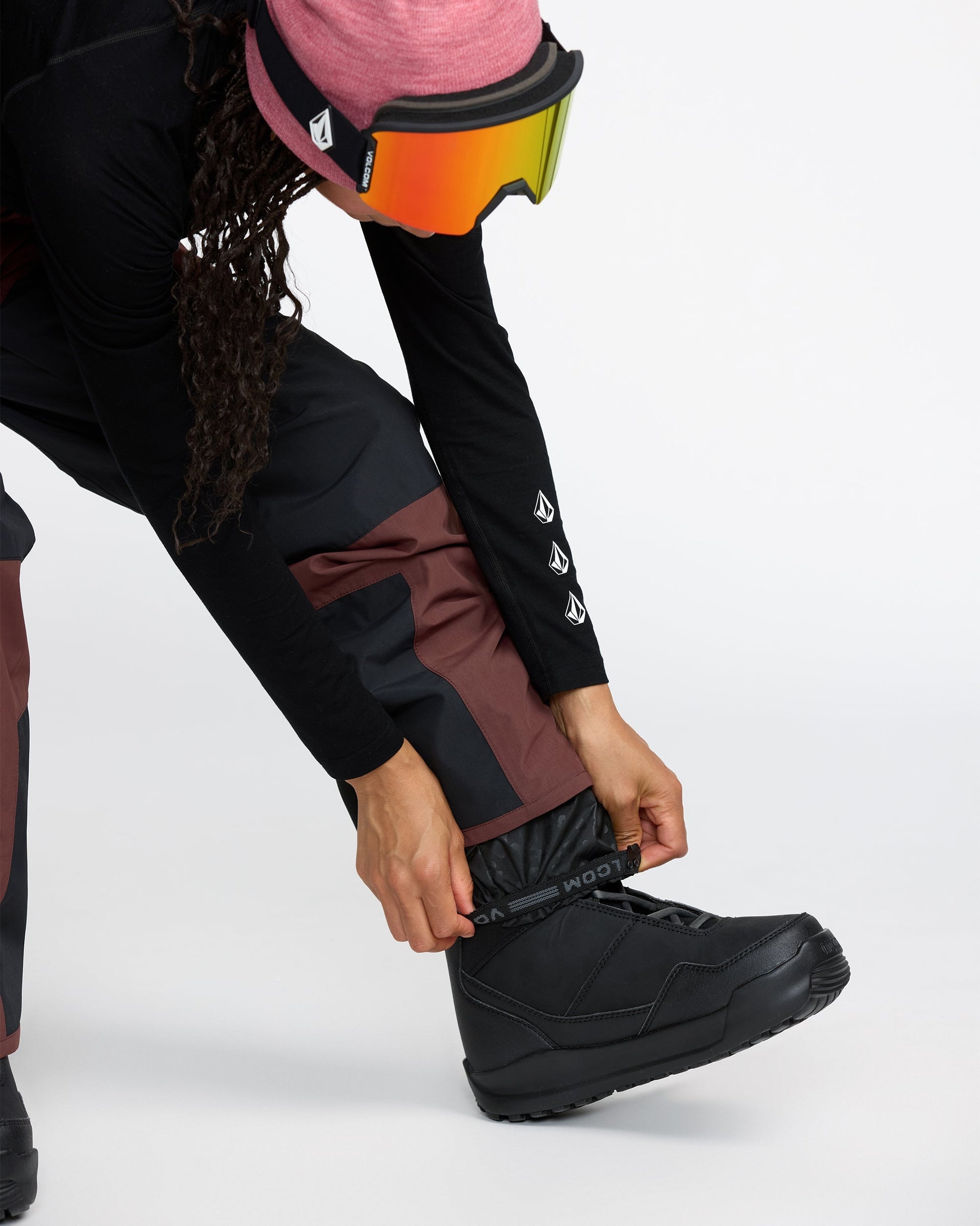 Women's Stone Mica 20K Pants-Oxblood-Volcom