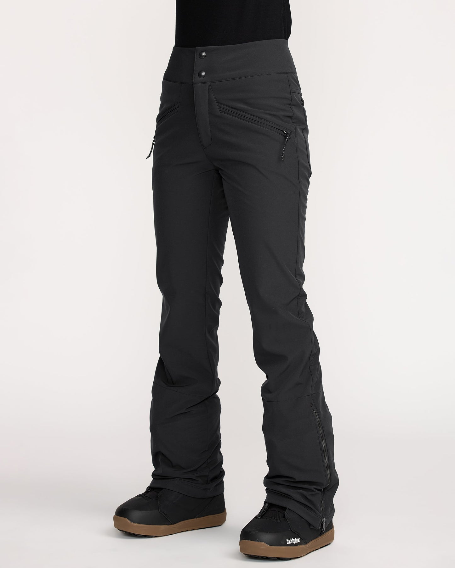 Women's Battle Stretch Hr Pants-Black-Volcom