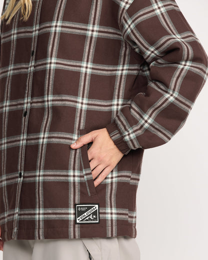 Volcom Women's Ins Riding Flannel Jacket