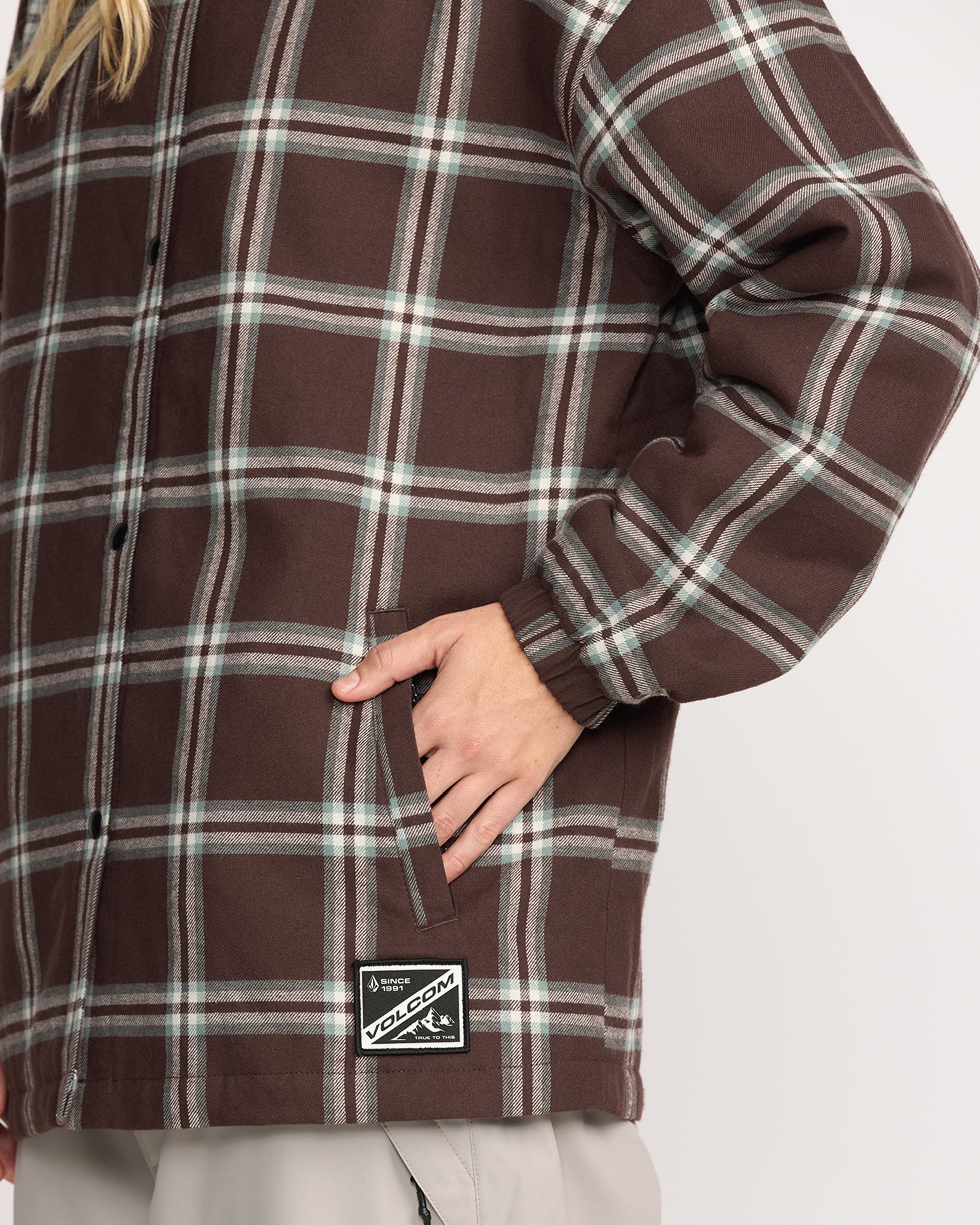 Women's Ins Riding Flannel Jacket