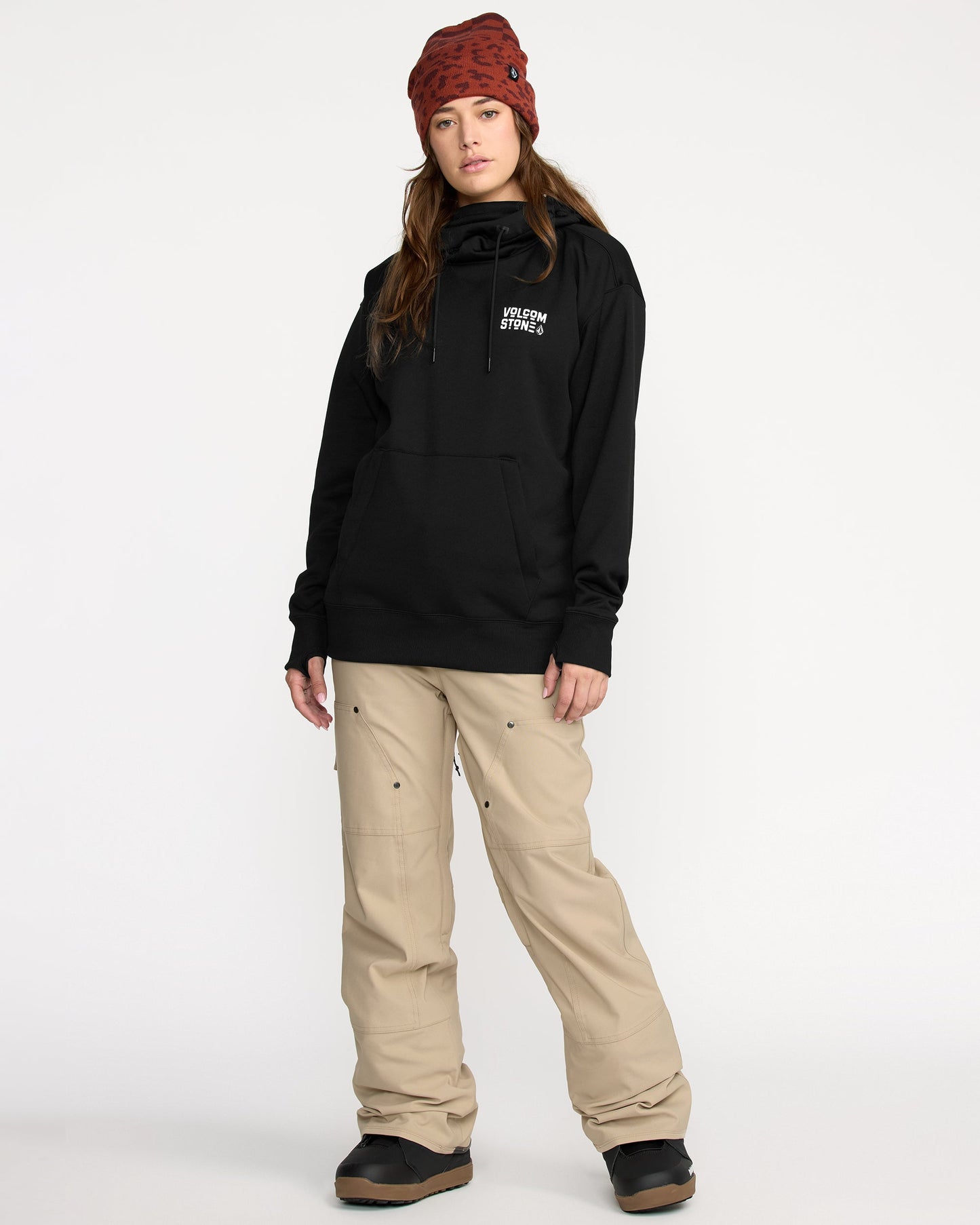 Volcom Women's Riding Hydro Pullover Black