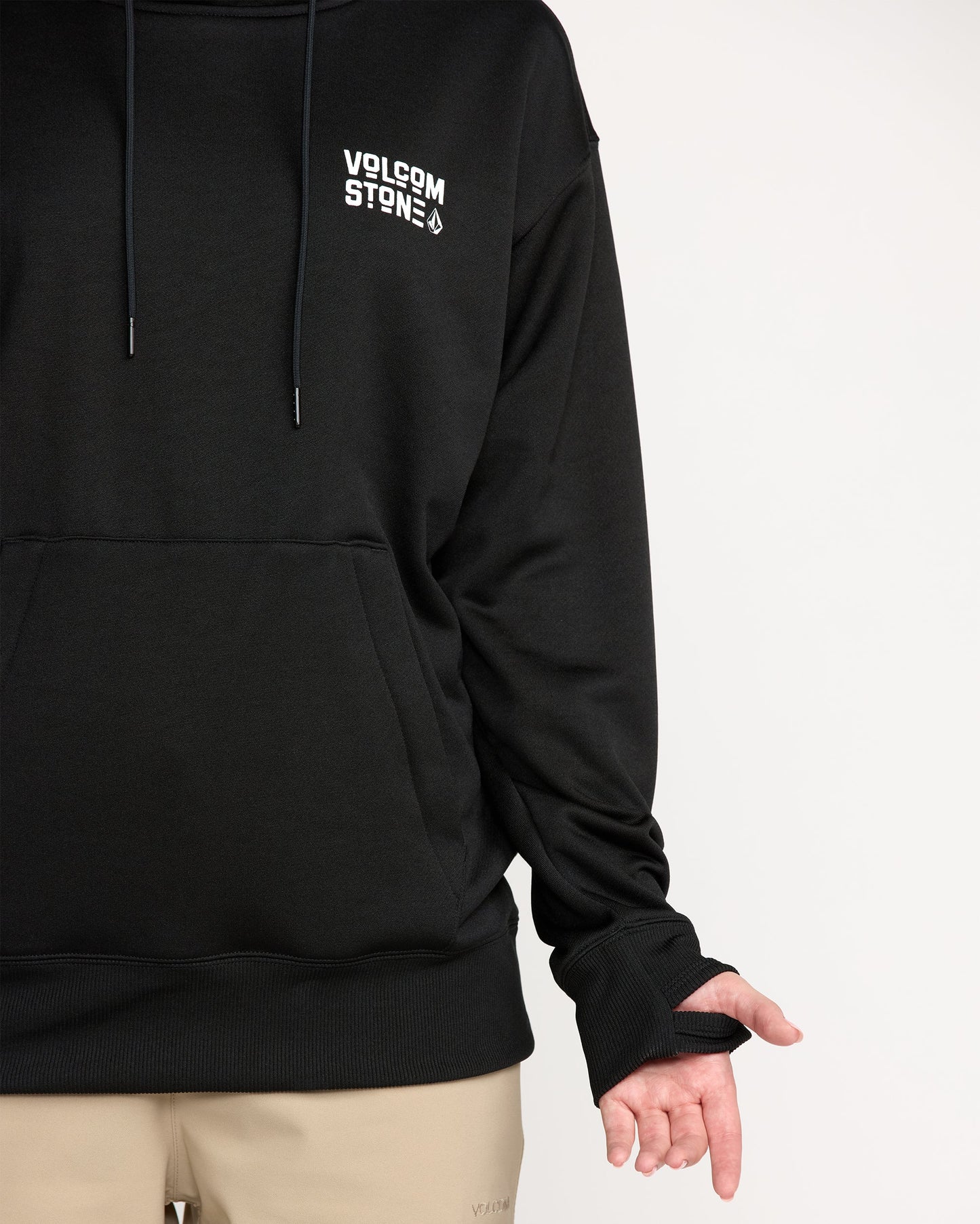 Women's Riding Hydro Pullover-Black-Volcom