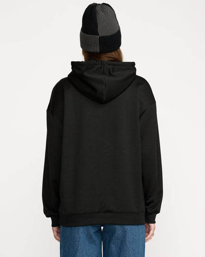 Women's Essential Hydro Hoodie-Black-Volcom