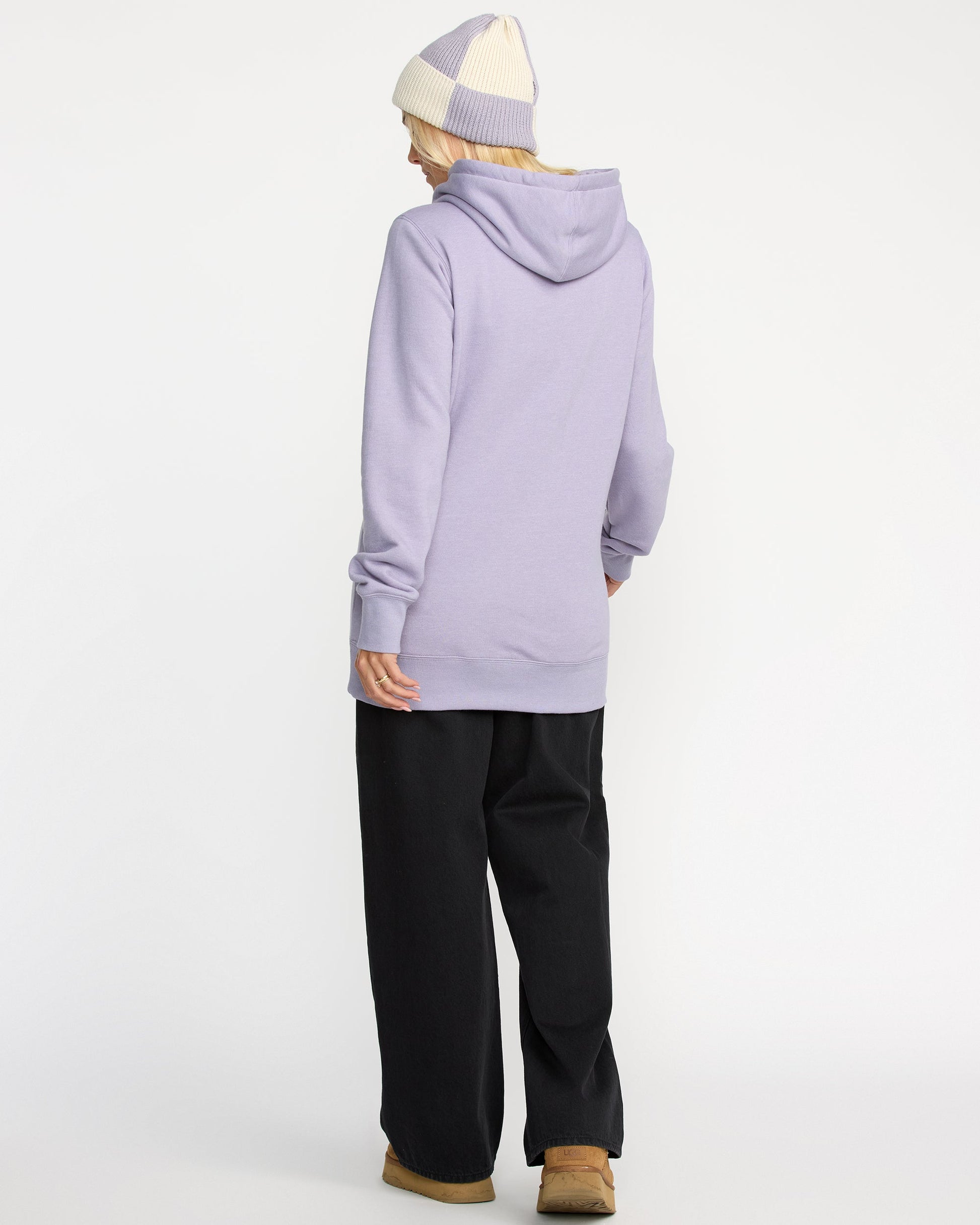 Women's Tower Pullover Fleece-Lavender Aura-Volcom