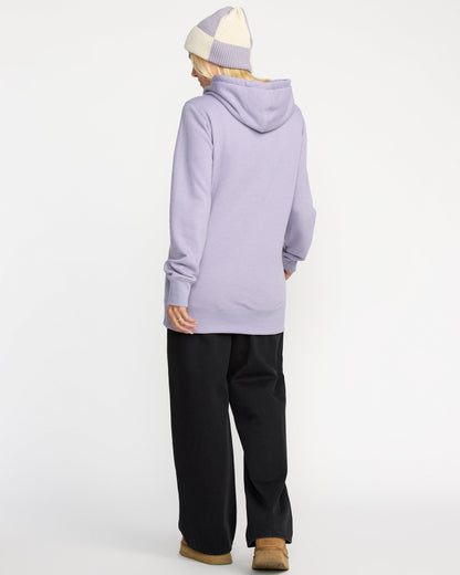 Women's Tower Pullover Fleece-Lavender Aura-Volcom