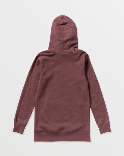 Volcom Women's Tower Pullover Fleece Oxblood