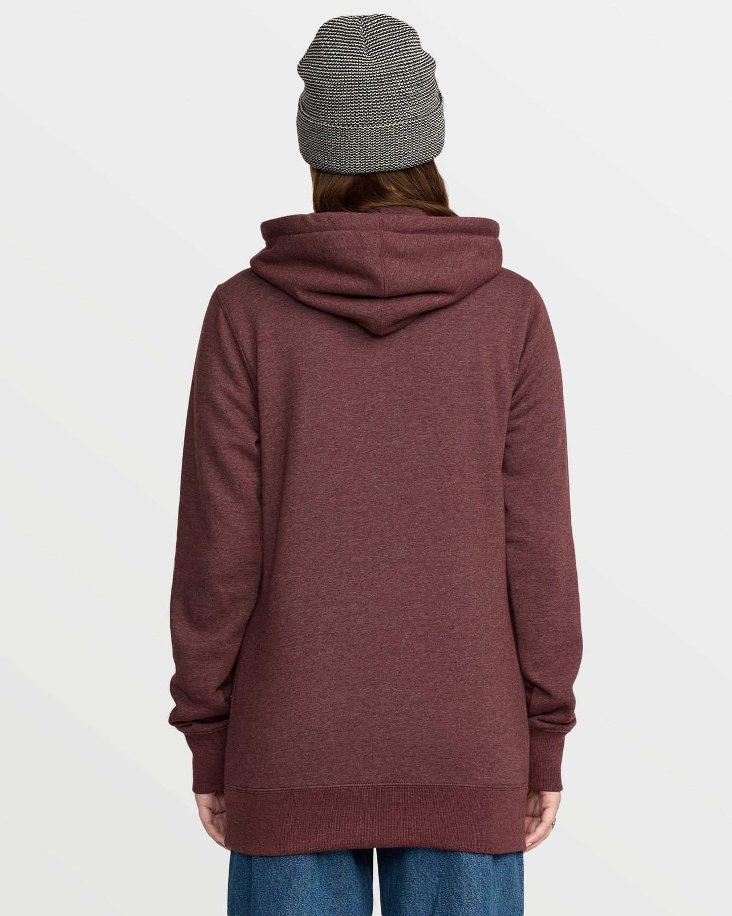 Women's Tower Pullover Fleece-Oxblood-Volcom