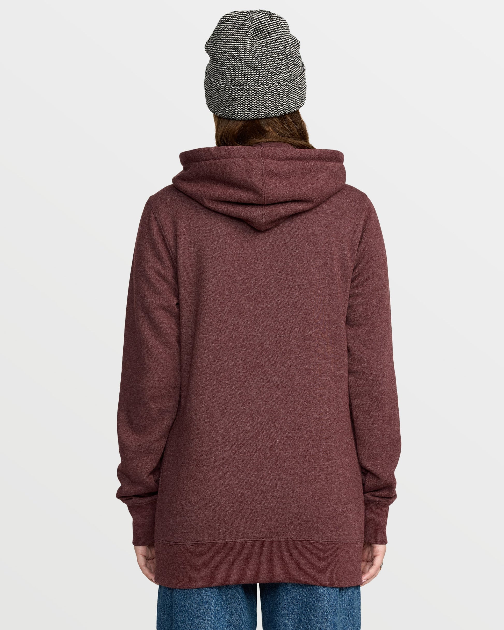 Women's Tower Pullover Fleece-Oxblood-Volcom