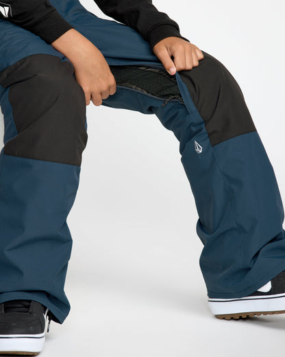 Kids' Barkley Insulated Bib Overall-Deep Blue-Volcom