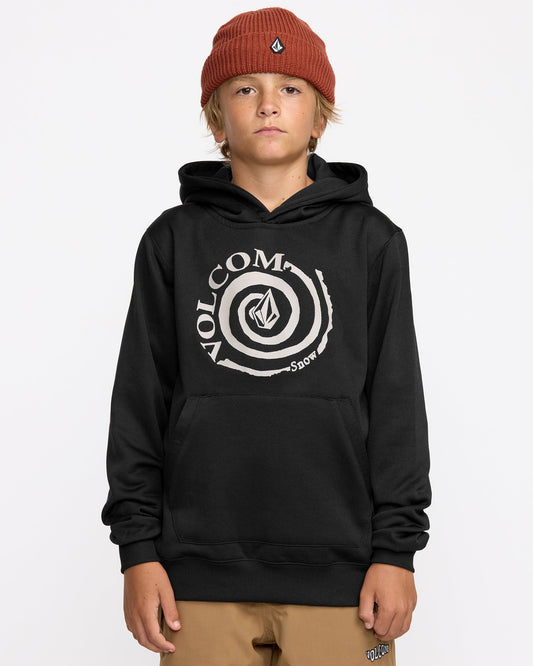Kids' Hydro Fleece Hoodie-Black-Volcom