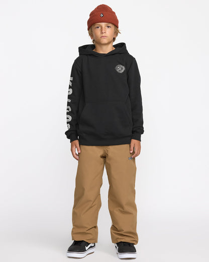 Kids' Youth Essential Hoodie-Black-Volcom