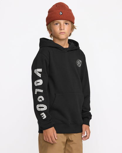 Kids' Youth Essential Hoodie-Black-Volcom