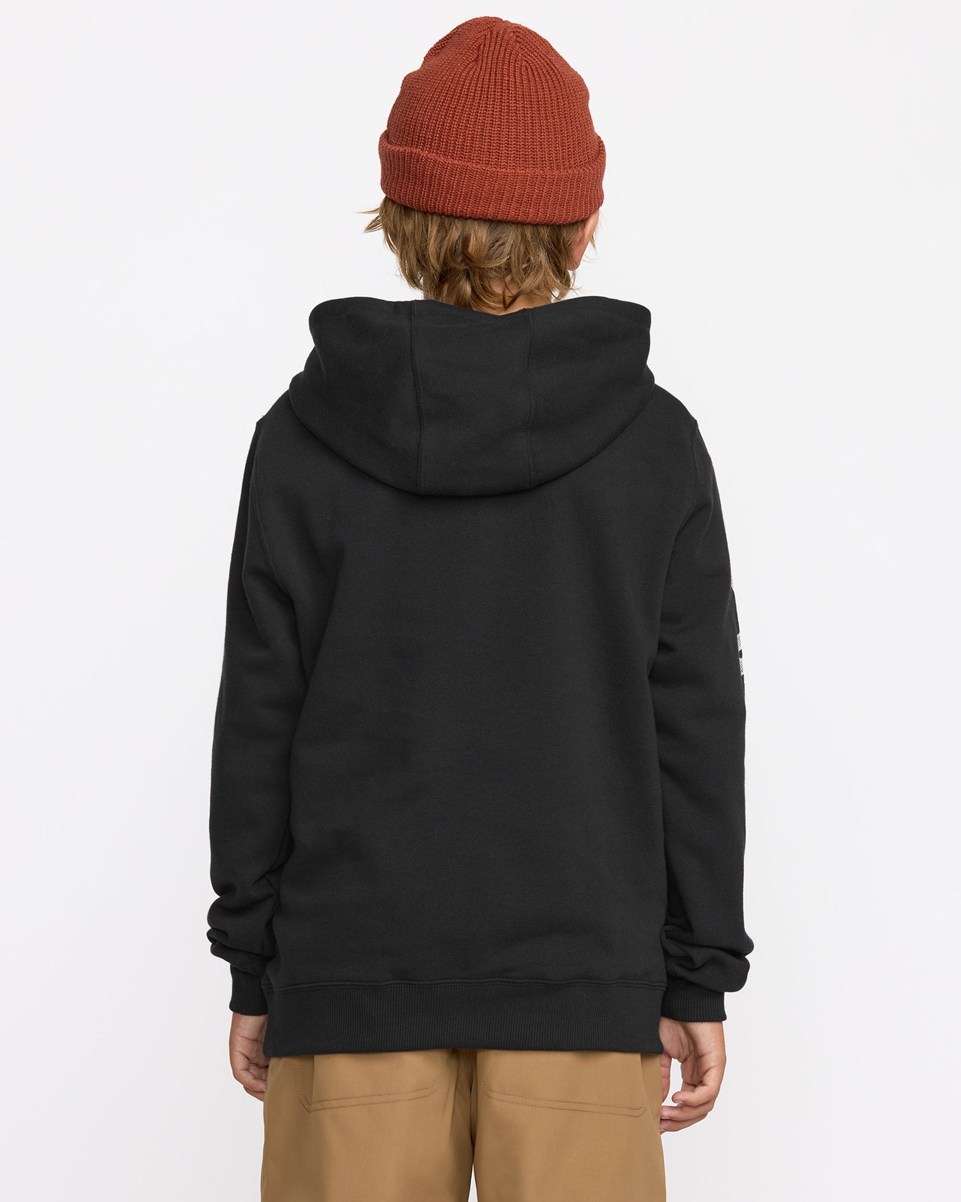 Kids' Youth Essential Hoodie-Black-Volcom