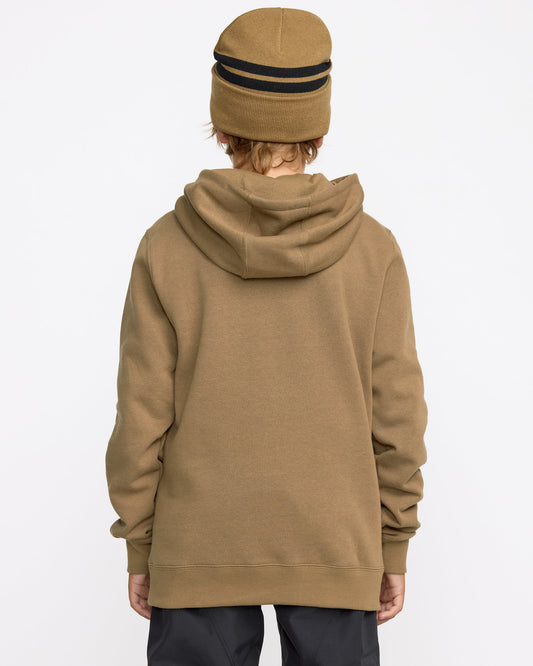 Kids' Youth Essential Hoodie-Bronze-Volcom
