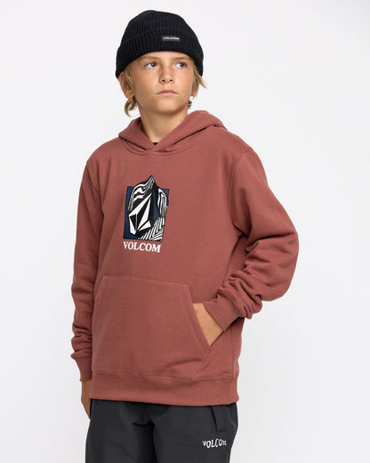 Kids' Youth Essential Hoodie-Henna-Volcom
