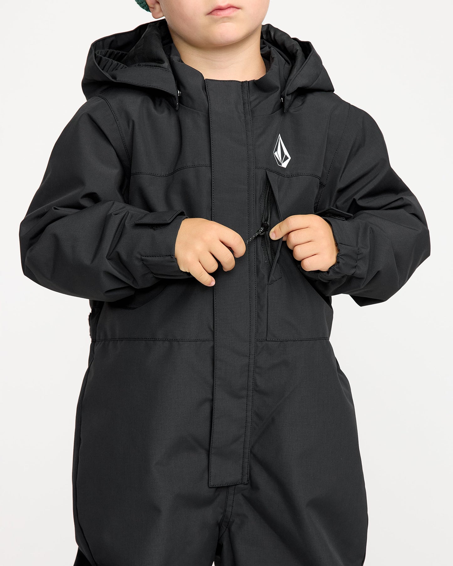 Kids' Little Flurry One Piece-Black-Volcom