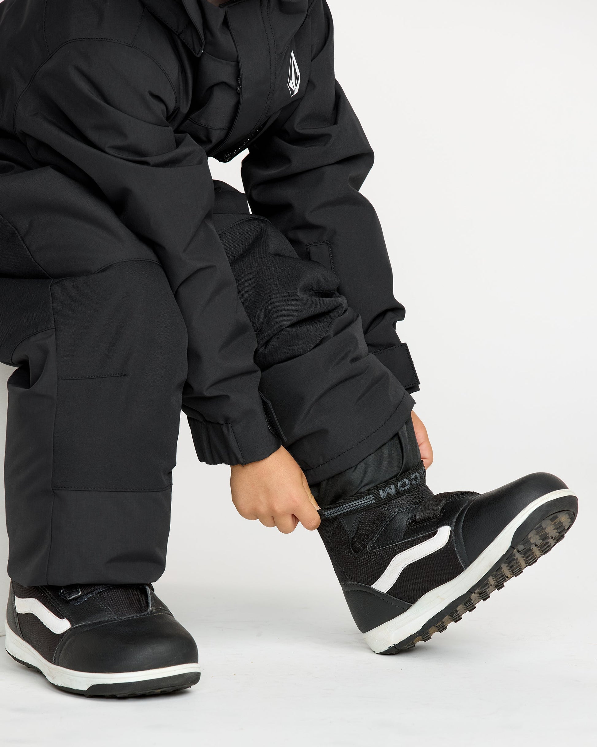 Kids' Little Flurry One Piece-Black-Volcom