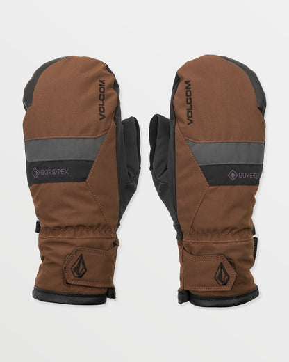 Men's Stay Dry Gore-Tex Mitts-Brown-Volcom