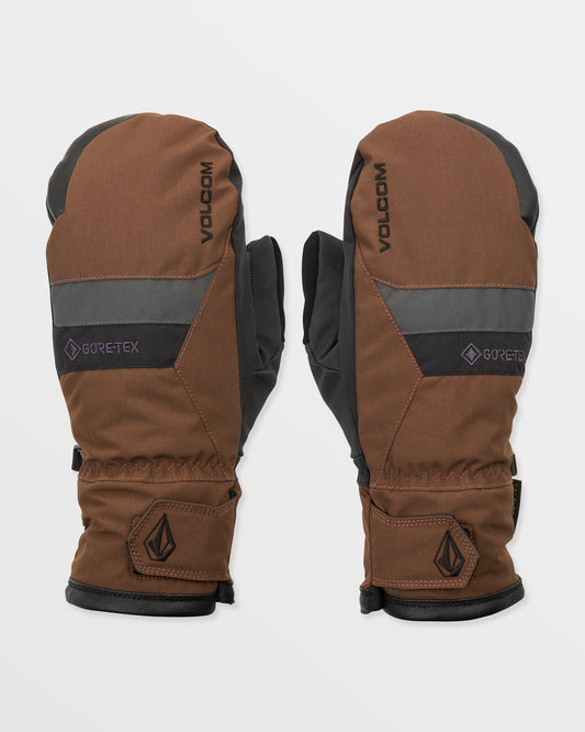Men's Stay Dry Gore-Tex Mitts-Brown-Volcom