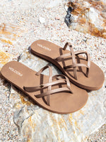 Women's New School II Sandals-Natural-Volcom