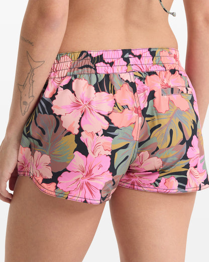 Women's Island Time Boardshorts-Multi-Volcom