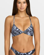 Women's Paradise Dreamer Twist X Back Bikini Top-Black-Volcom
