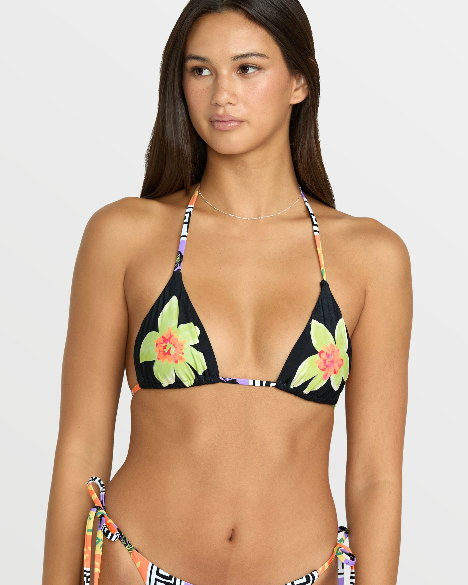 Women's Starlight Glow Halter Triangle Bikini Top