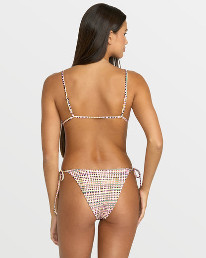 Women's Crossed Path Triangle Bikini Top