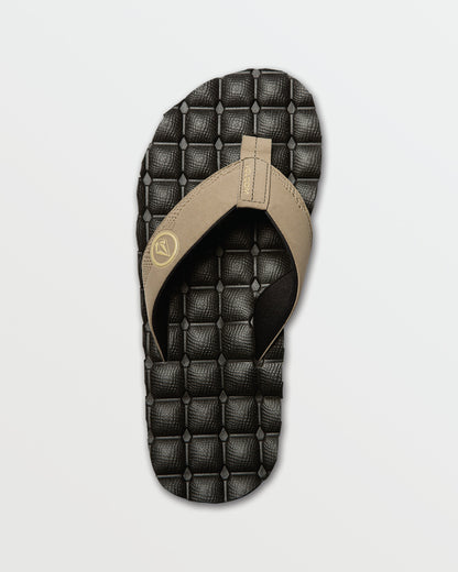 Men's Recliner Sandals-Khaki-Volcom