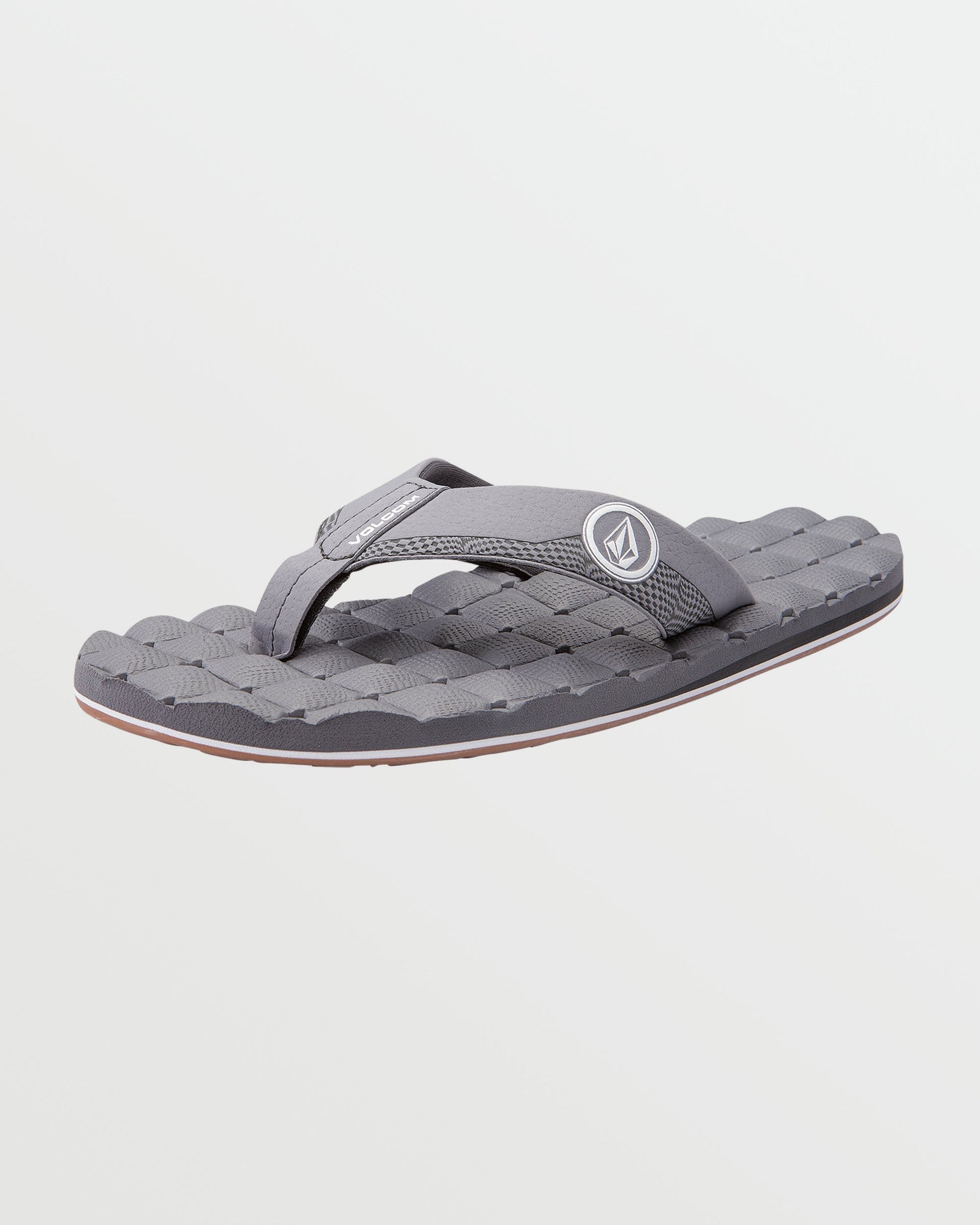 Men's Recliner Sandals-Light Grey-Volcom