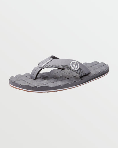 Men's Recliner Sandals-Light Grey-Volcom