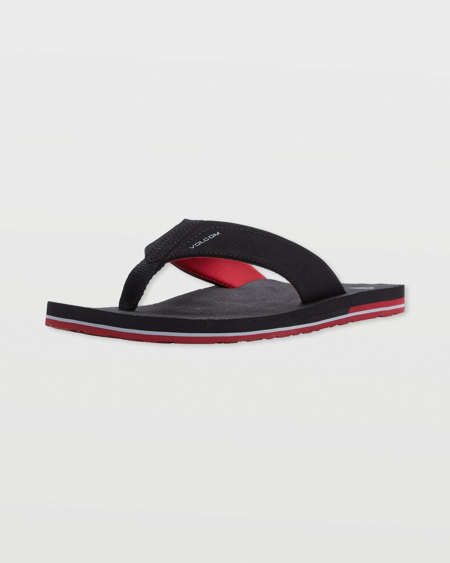 Men's Victor Sandals-Black/Red-Volcom