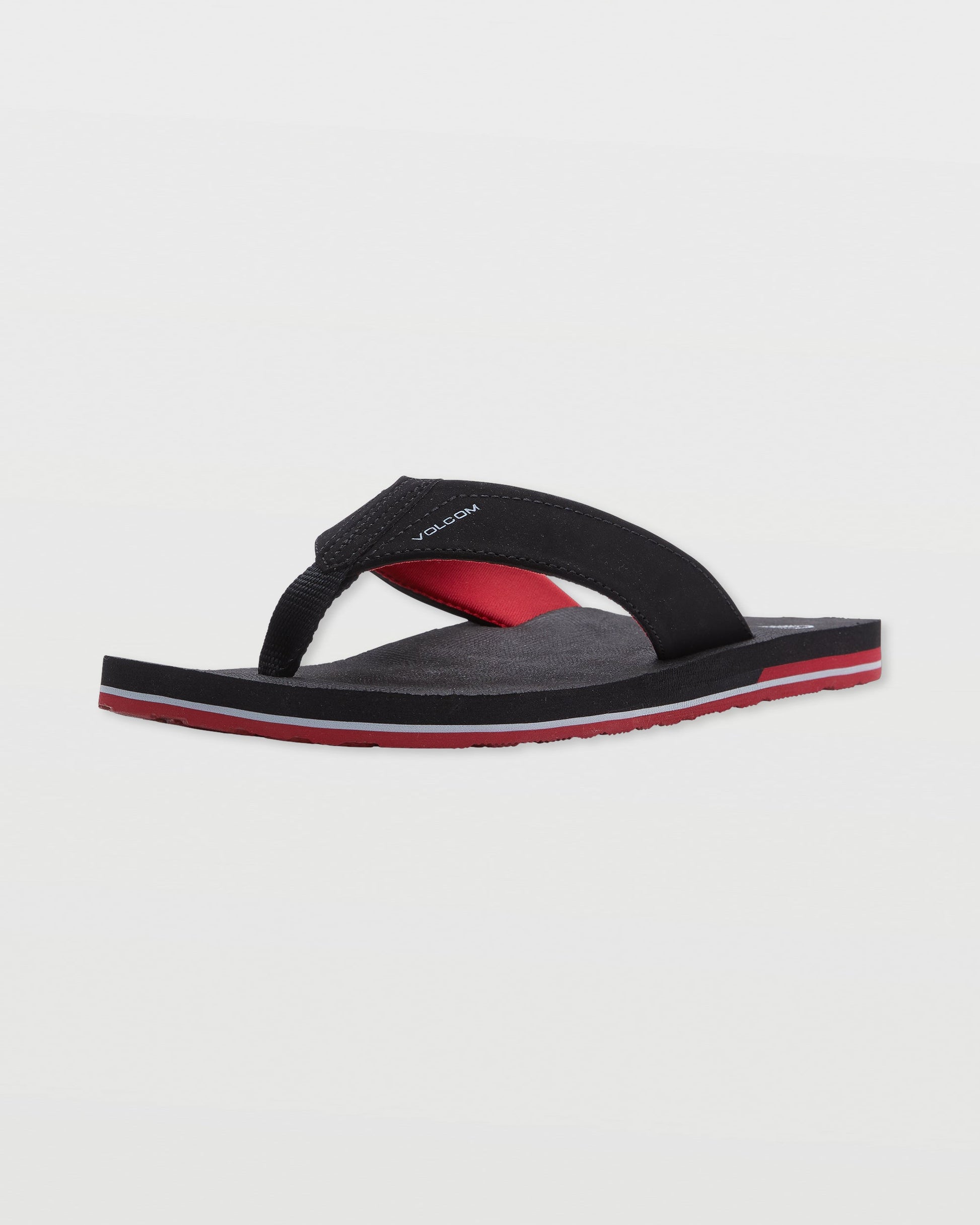 Men's Victor Sandals-Black/Red-Volcom