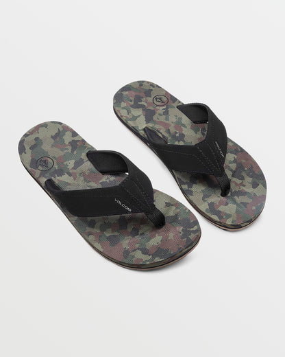 Men's Victor Sandals-Dark Camo-Volcom