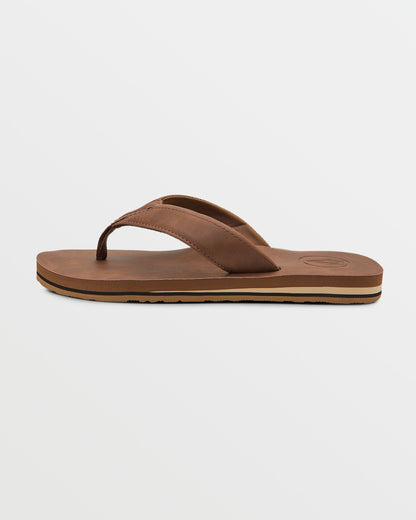Men's Victor Sandals LX Sandals-Brown-Volcom