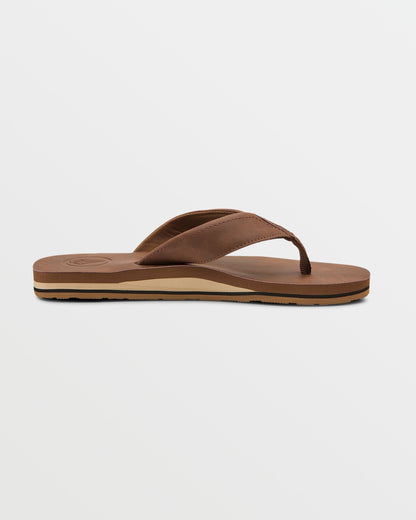Men's Victor Sandals LX Sandals-Brown-Volcom