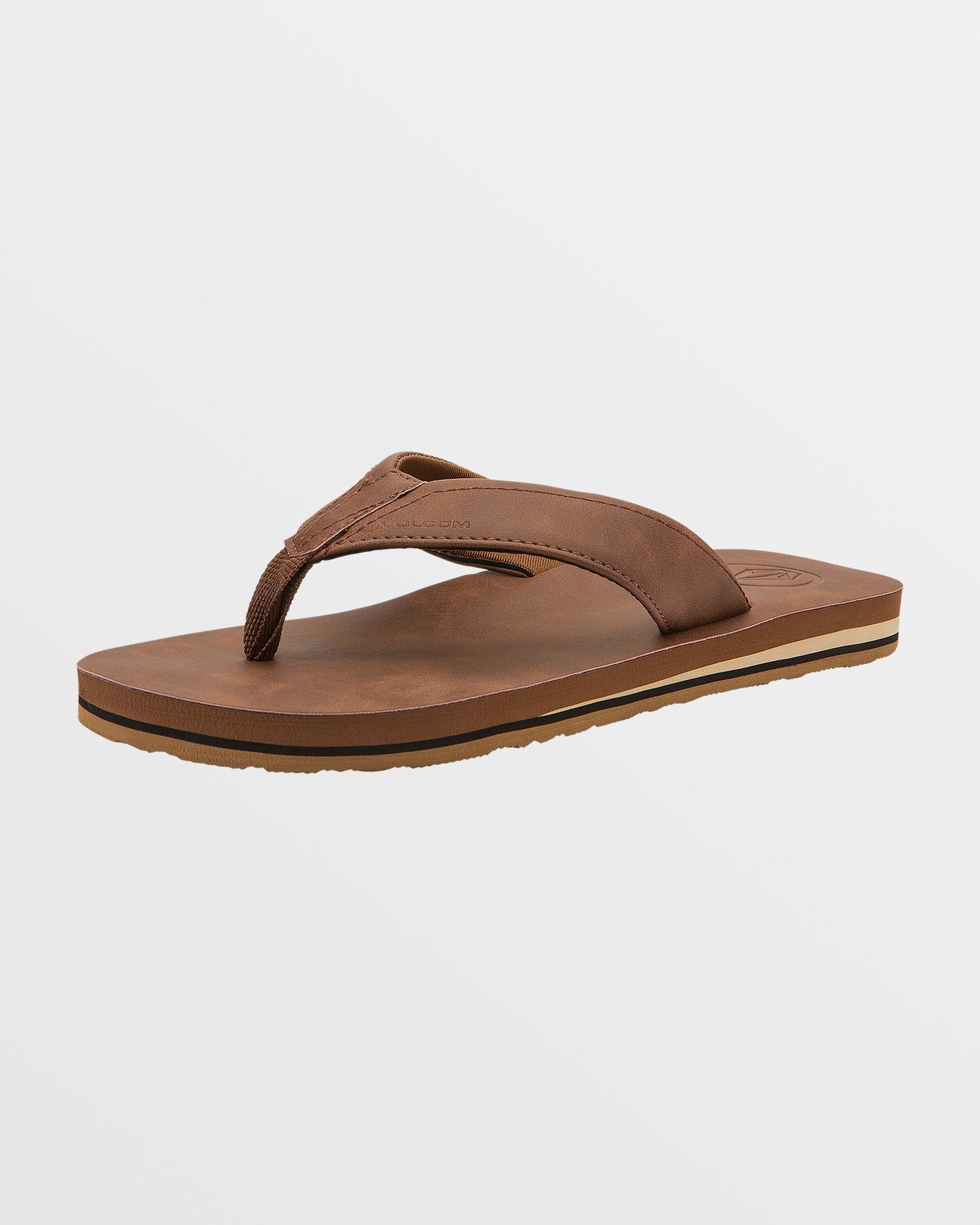 Men's Victor Sandals LX Sandals-Brown-Volcom