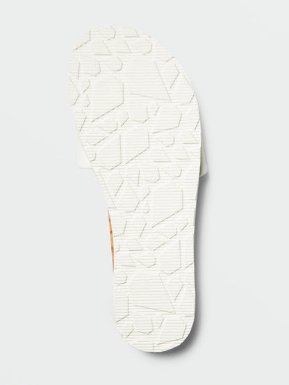 Women's Simple Slides-White-Volcom
