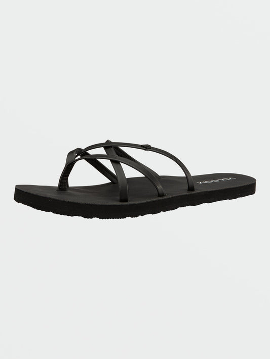 Women's New School II Sandals-Black Out-Volcom