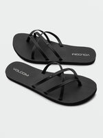 Women's New School II Sandals-Black Out-Volcom
