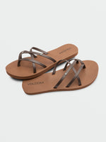 Women's New School II Sandals-Brown-Volcom