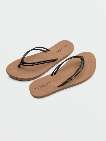 Women's Forever and Ever II Sandals-Black-Volcom