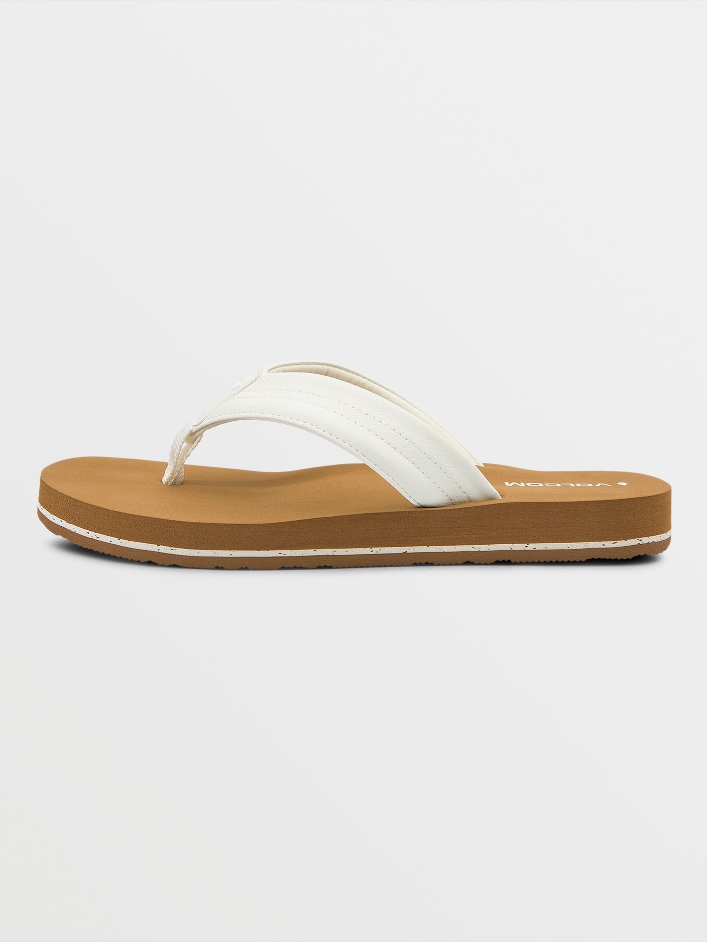 Women's Boyfriend Thong Sandals-White-Volcom