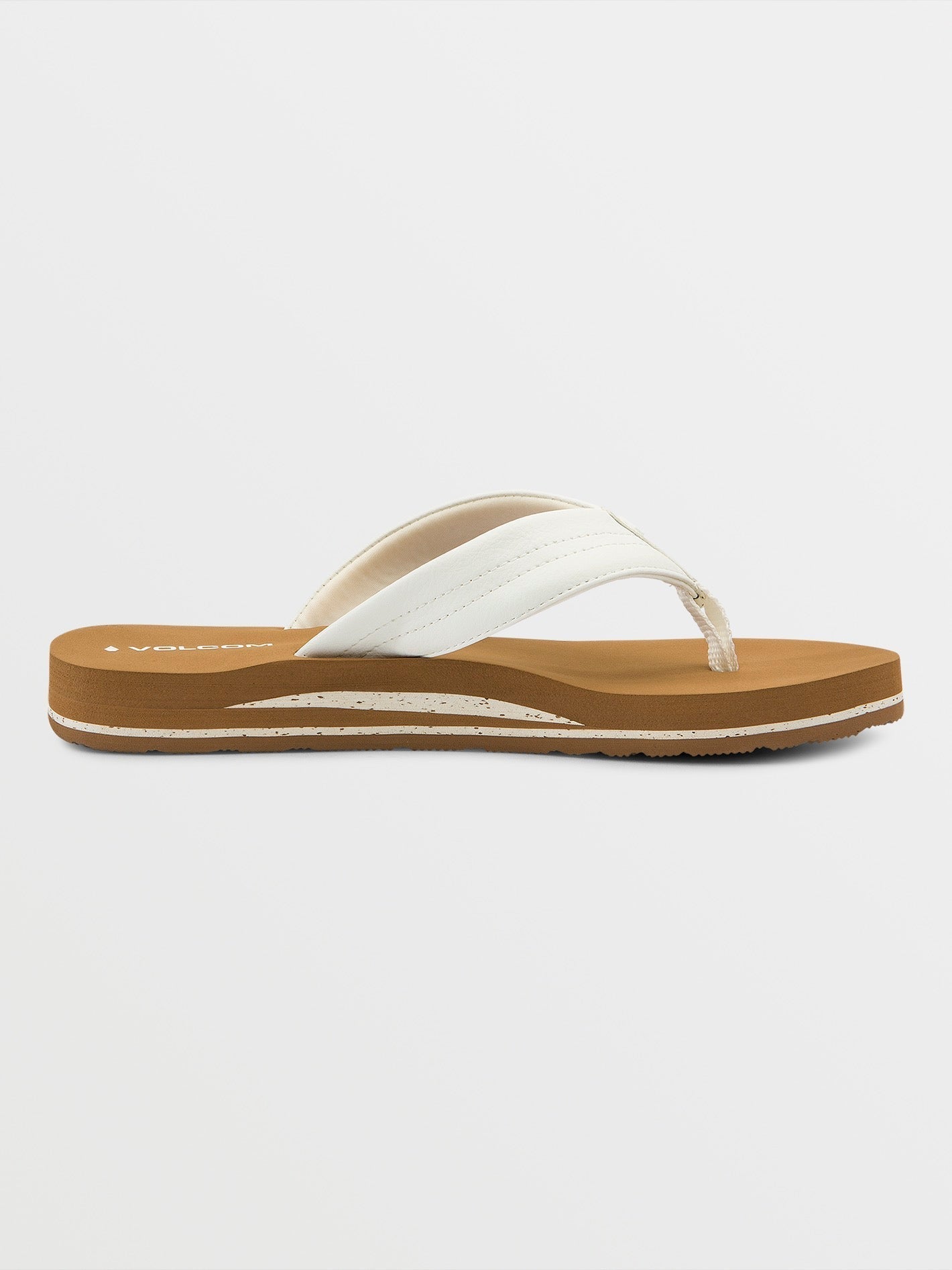 Women's Boyfriend Thong Sandals-White-Volcom